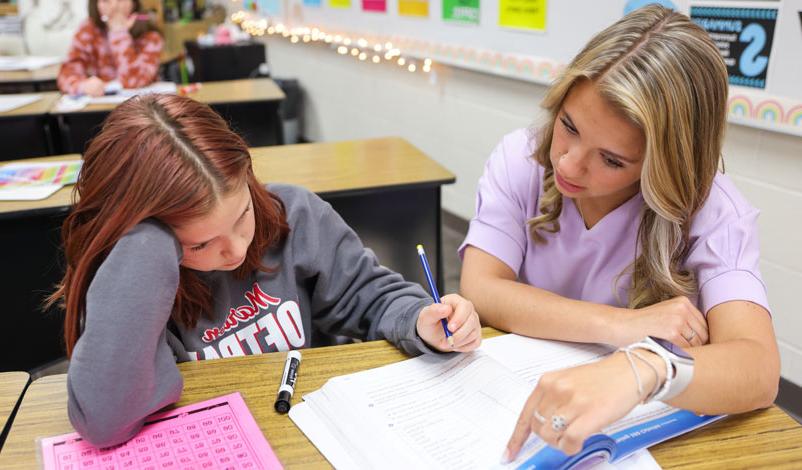 katie thul tutoring student